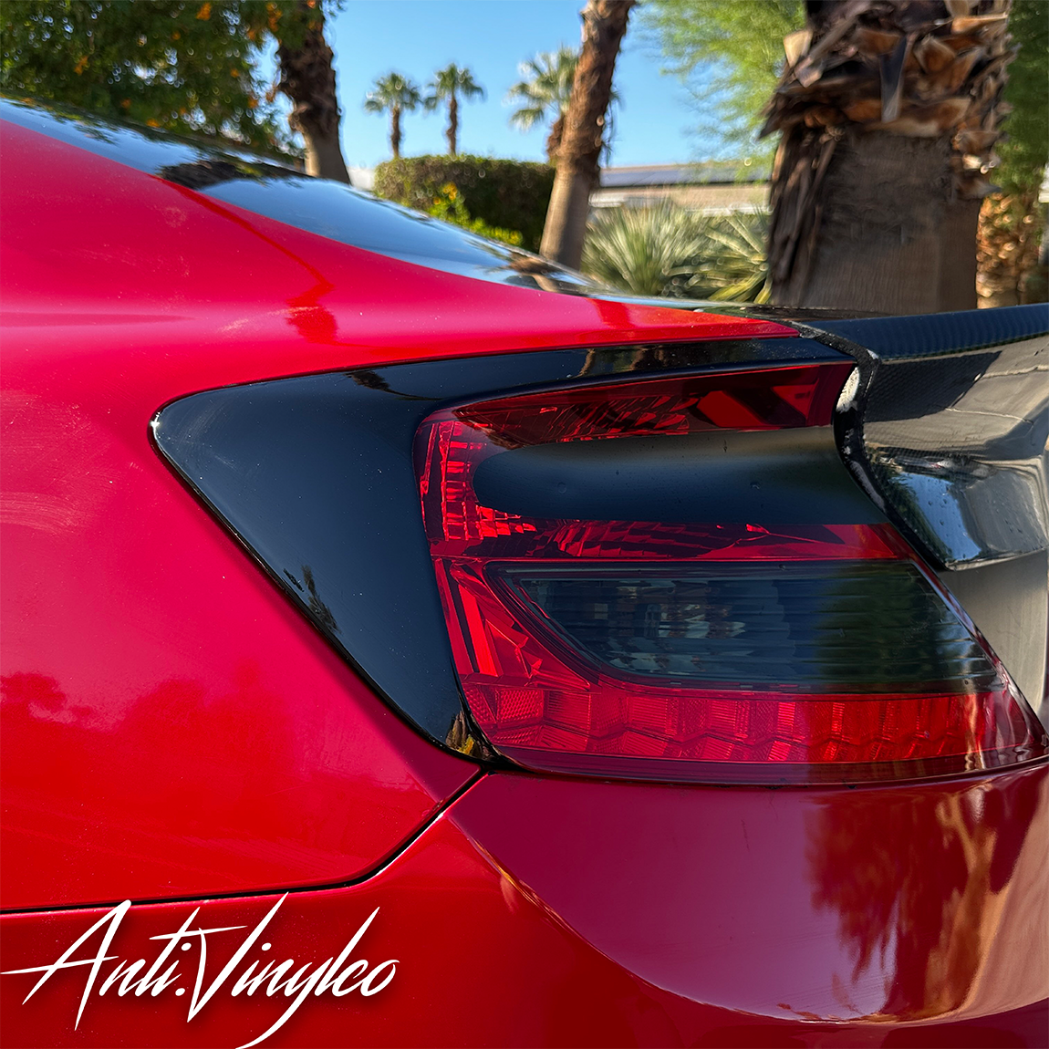 Blackout Tail Light Sides | 2012-2015 Honda Civic