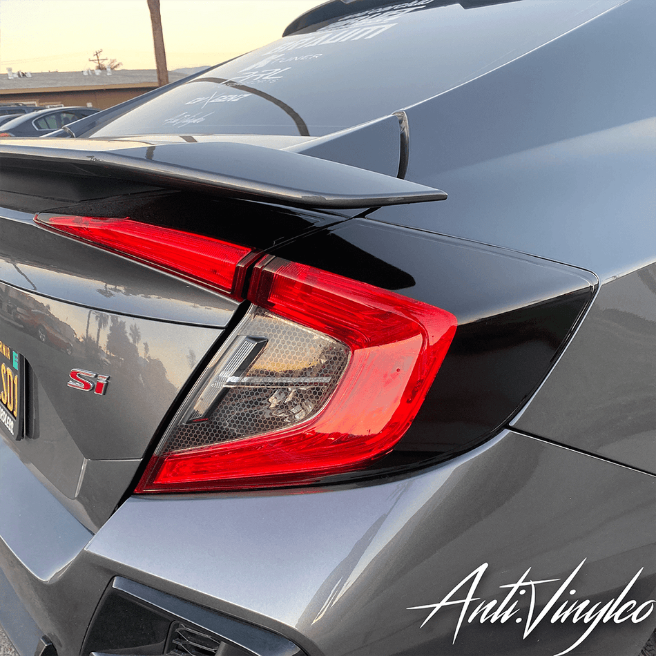 Blackout Tail Light Sides Set | 2016-2021 Honda Civic