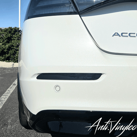 Rear view of a 2023 Honda Accord showcasing the sleek rear reflector delete installation.
