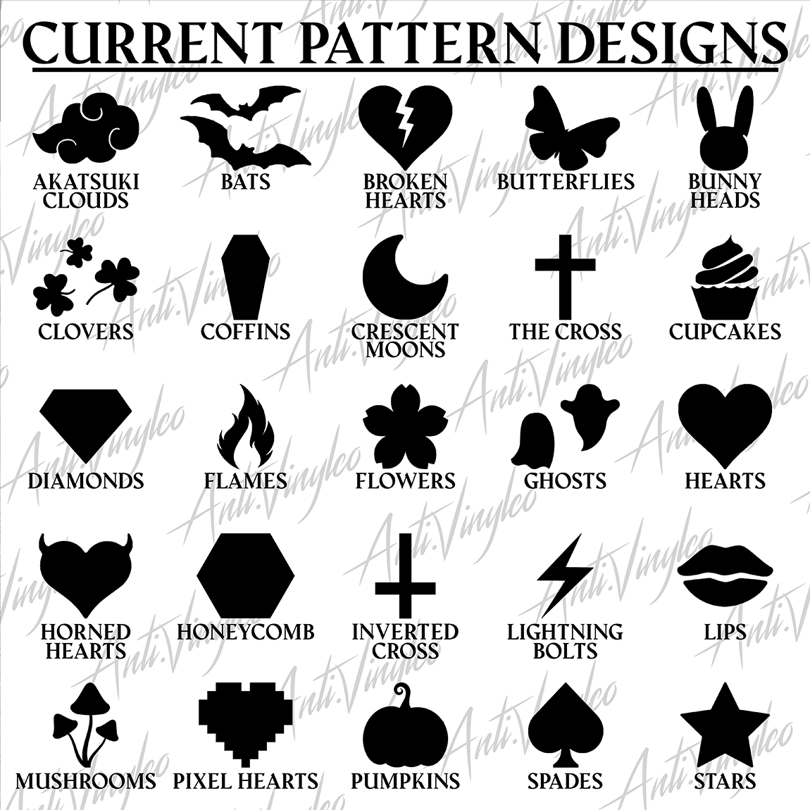 Custom Pattern Sheets (x2) | Universal