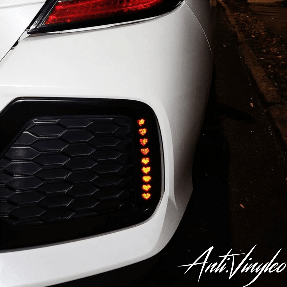 Rear Reflector Overlay Set | 2016-2021 Honda Civic