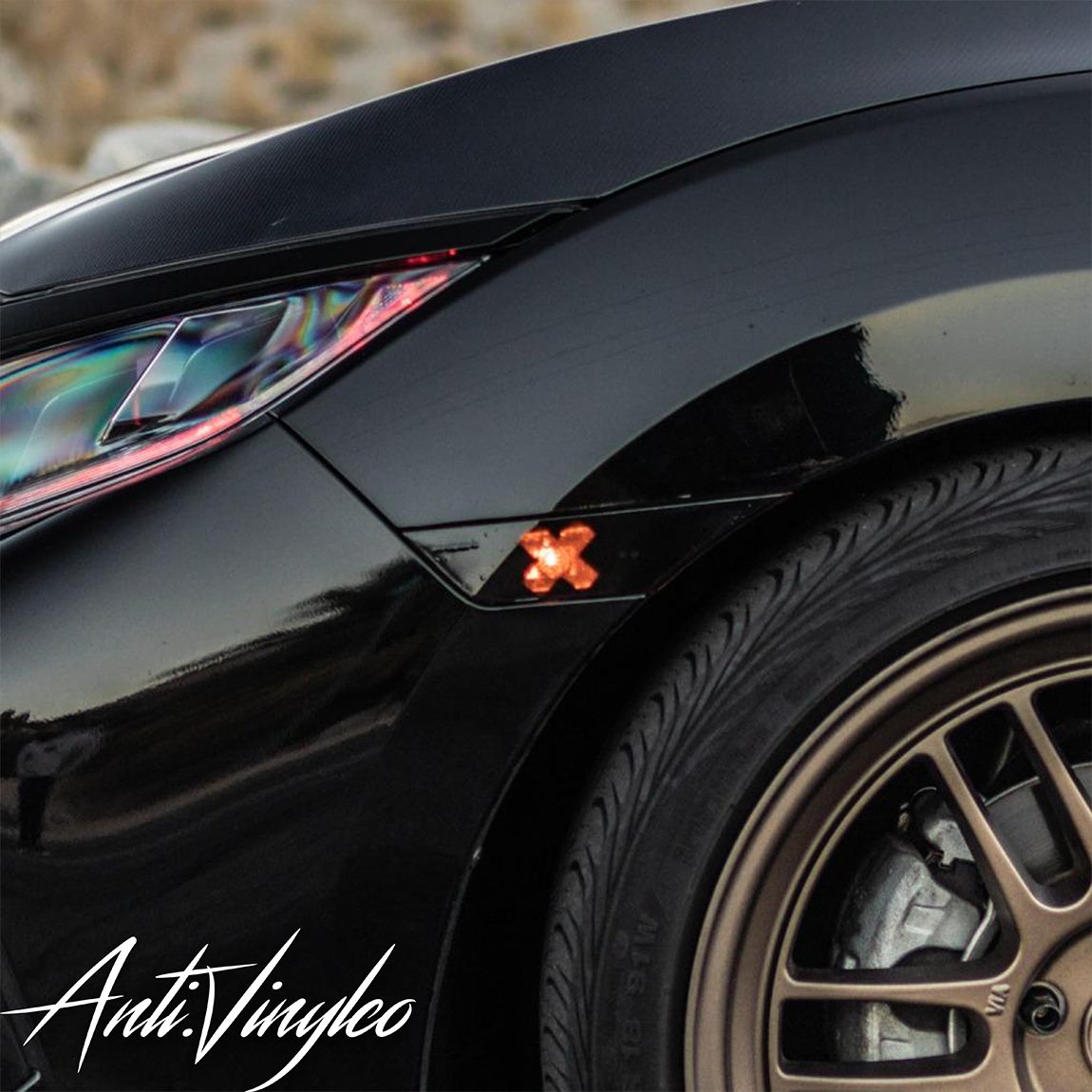 Side Marker Overlays | SHAPES | 2016-2021 Honda Civic