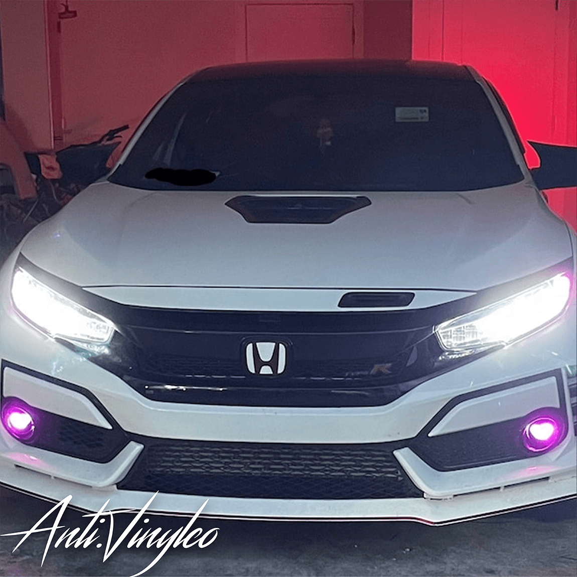 Open Mesh Fog Light Covers For 2016-2020 Honda Civic Si FK7 – Left Side