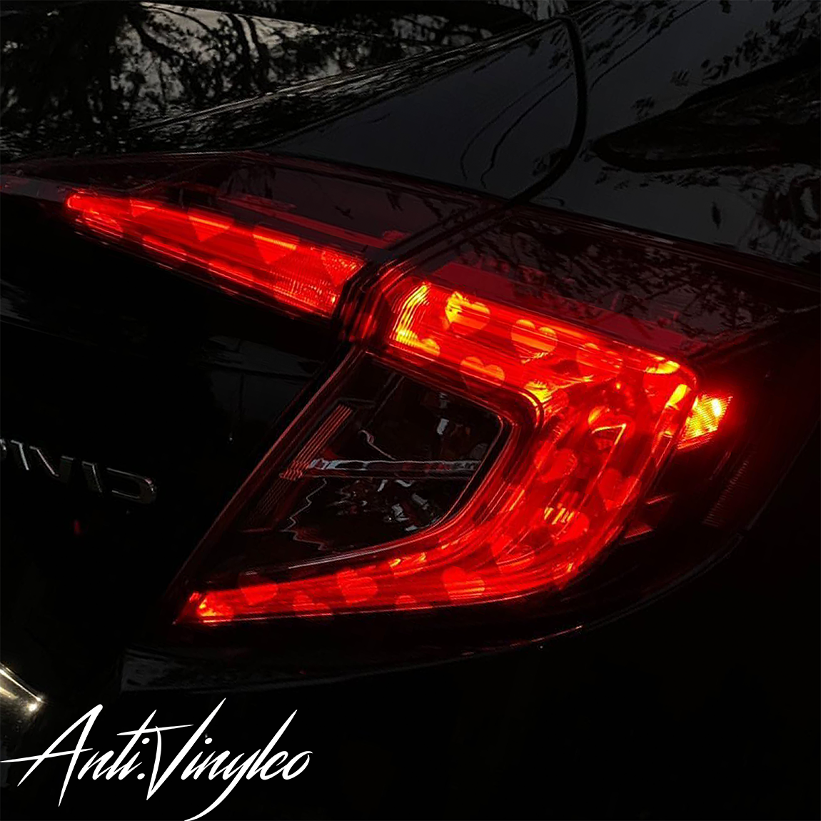 Tail Light TINT Overlays | SHAPES | 2016-2021 Honda Civic