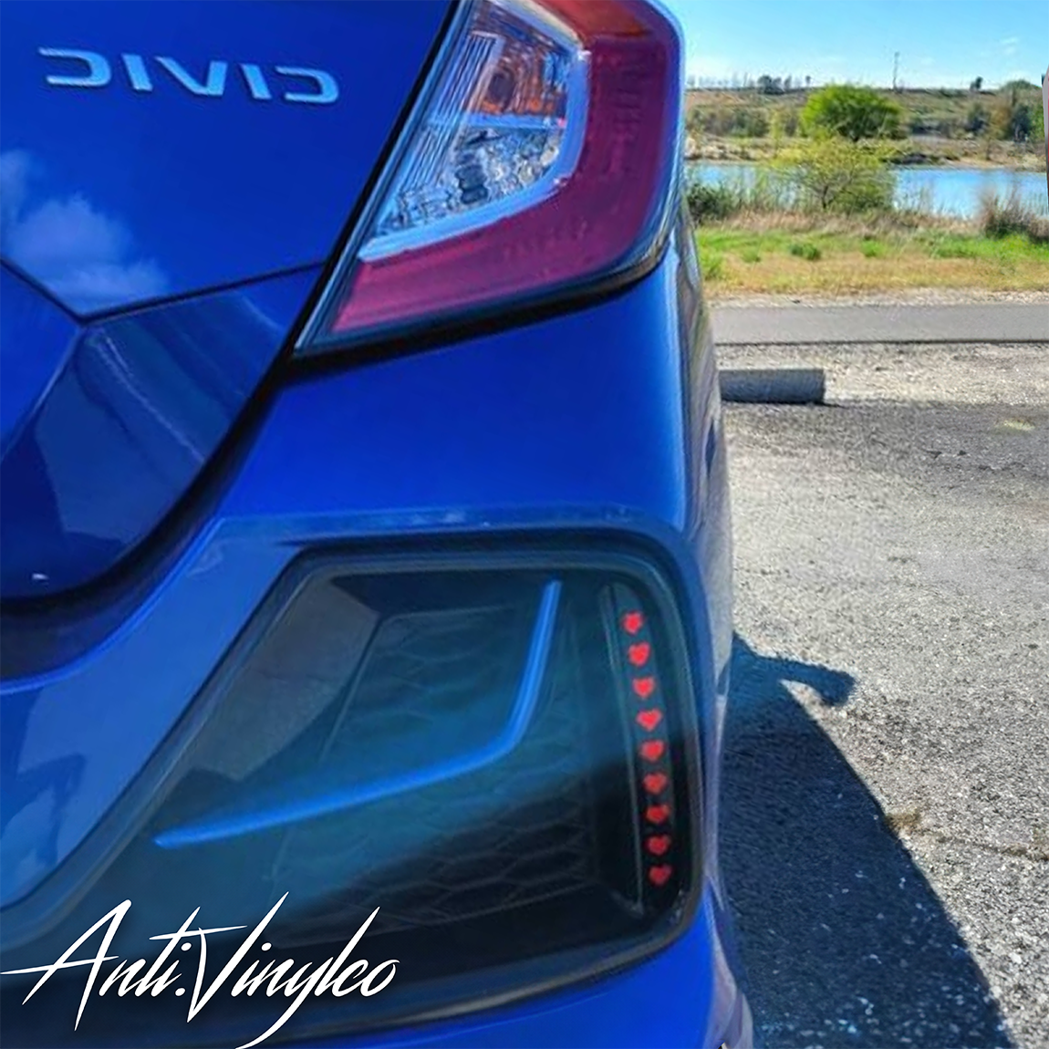 Rear Reflector Overlays | 2016-2021 Honda Civic