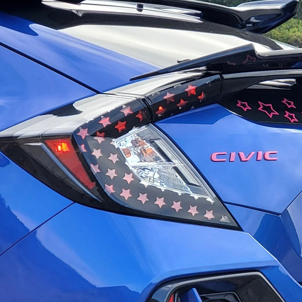 Tail Light Overlays | CLEARANCE | 2016-2021 Honda Civic Hatchback