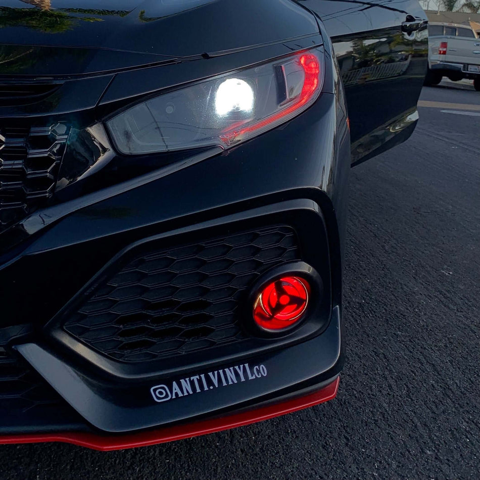 Fog Light Overlays (Pair) | BRANDS | 2016-2021 Honda Civic
