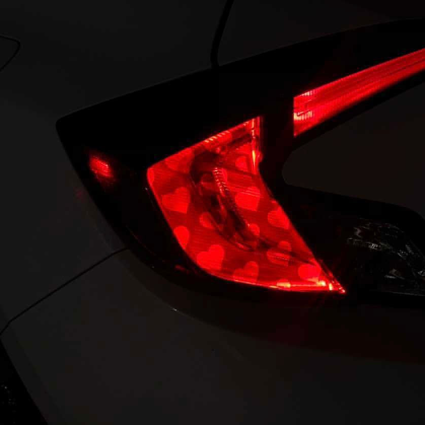 Tail Light TINT Overlays | SHAPES | 2016-2021 Honda Civic
